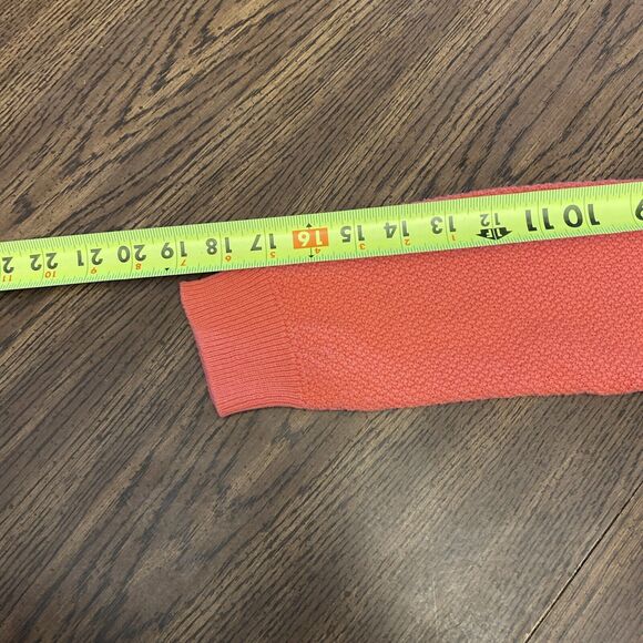 Cotton On Sweater Women’s Medium Round Neck Light Weight Salmon Slit Side - Picture 5 of 15